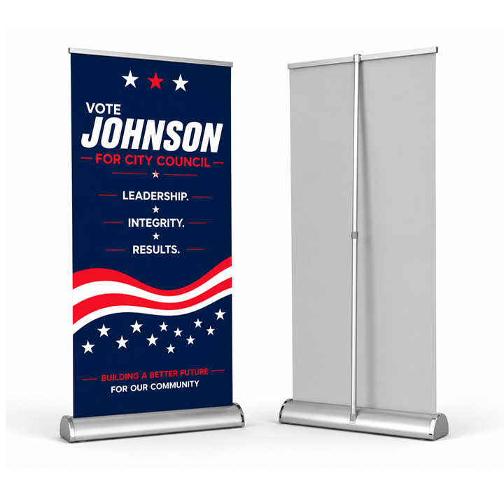 De Luxe Banner Stand