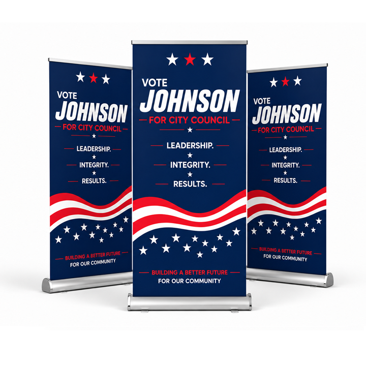 De Luxe Banner Stand