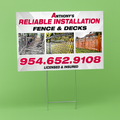 18" x 24" Yard Signs